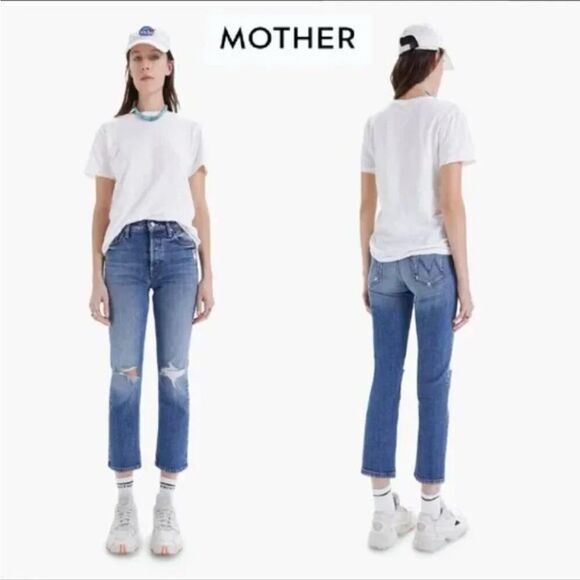 Mother Superior Jeans size 31 Tomcat Ankle High Rise Relaxed button fly - Picture 1 of 14